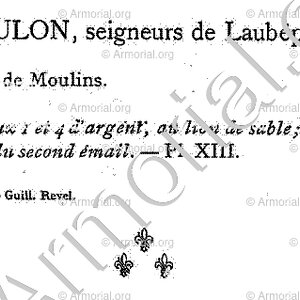 de COULON_Armorial du Bourbonnais (Cte G. de Soultrait, 1890)_France (ii)