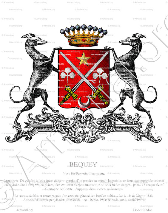 BECQUEY_ Champagne (Couronne de Comte, S. Levriers ou Levrettes)_France (3)