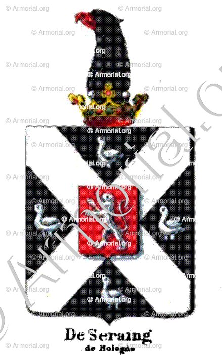 DE SERAING DE HOLOGNE_Armorial royal des Pays-Bas_Europe