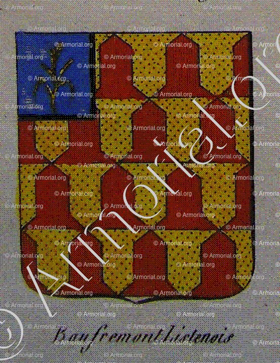 BEAUFREMONT LISTENOIS_Noblesse d'Empire._France