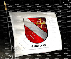 drapeau-CAPARRÓS_Andalucía, Valencia, Argélia._España Argélia