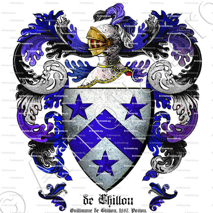 de CHILLOU_Guillaume de Chillou, 1587. Poitou._France (ii)