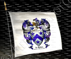 drapeau-de CHILLOU_Guillaume de Chillou, 1587. Poitou._France (ii)