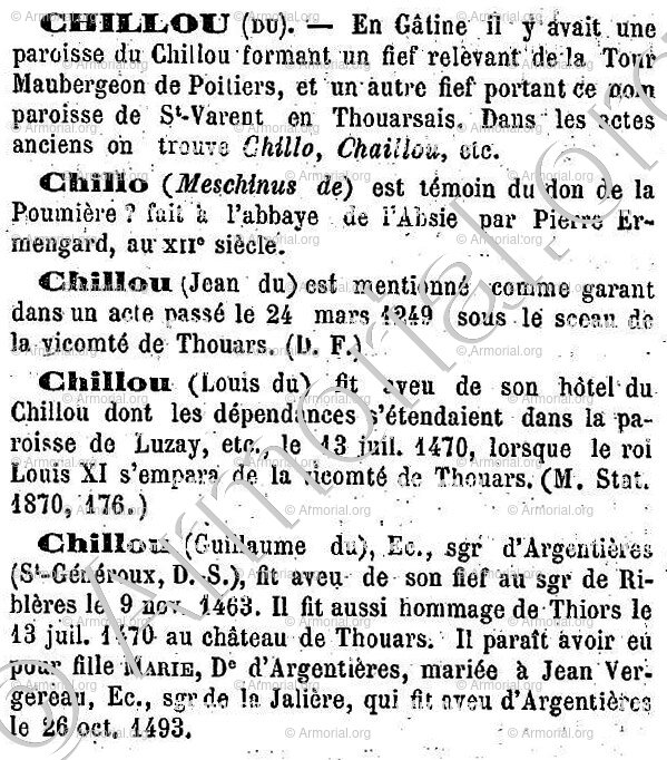 De CHILLOU