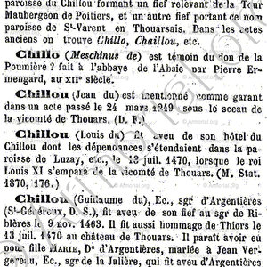 CHILLOU_Dictionnaire des familles du Poitou (Beauchet-Filleau, 1895)_France (ii) doc