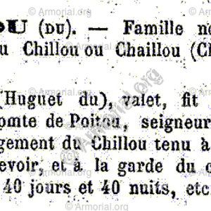 CHILLOU_Dictionnaire des familles du Poitou (Beauchet-Filleau, 1895)_France (iii) doc