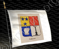 drapeau-BELLAVENE_Noblesse d'Empire._France