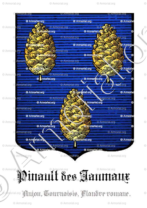 PINAULT des JANMAUX_Anjou, Tournaisis, Flandre romane (2)