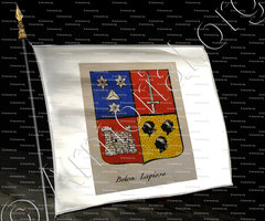 drapeau-BELON LAPISSE_Noblesse d'Empire._France