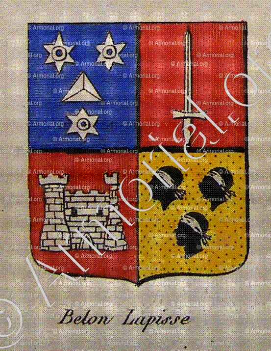 BELON LAPISSE_Noblesse d'Empire._France