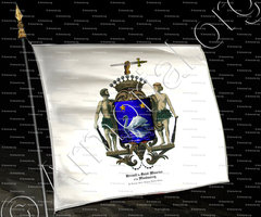 drapeau-BERAULT de SAINT-MAURICE et de MONTMERCY_Havana, Haïti, St Domingo_United-States ()