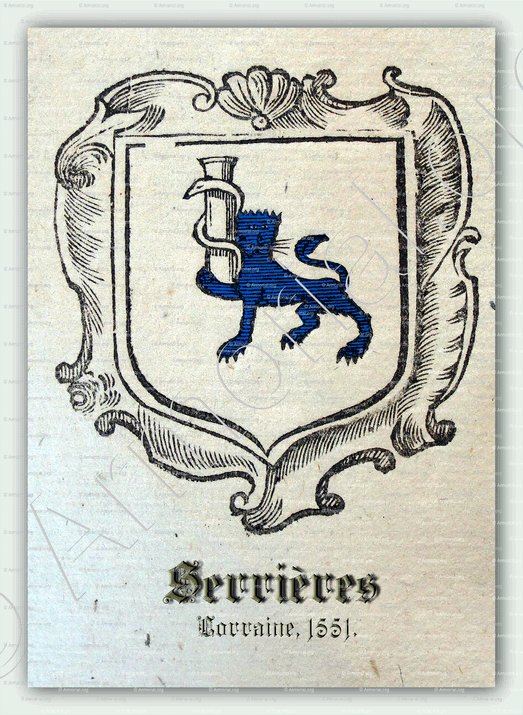 SERRIÈRES_Lorraine, 1551_France ()