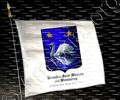 drapeau-BERAULT de SAINT-MAURICE et de MONTMERCY_Havana, Haïti, St Domingo_United-States