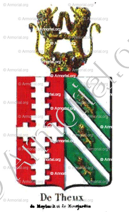 DE THEUX DE MEYLANDT et MONTJARDIN_Armorial royal des Pays-Bas_Europe