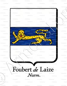 FOUBERT de LAIZE (Basse-Normandie)