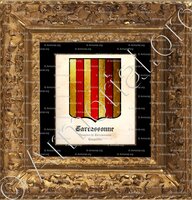 cadre-ancien-or-CARCASSONNE_Vicomtes de Carcassonne, XIIIe s. . Languedoc._France