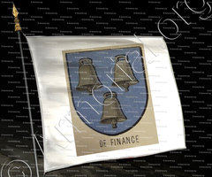 drapeau-DE FINANCE_Arm. du Bourbonnais._France