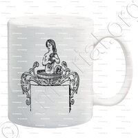 mug-MÉLUSINE_Figure de fantaisie héraldique._Héraldique