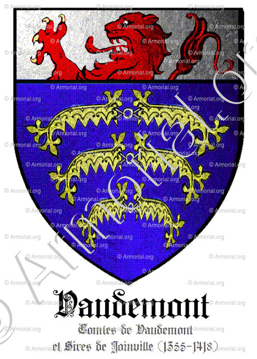 VAUDEMONT_Comtes de Vaudemont et Sires de Joinville (1355-1418)._France
