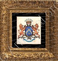 cadre-ancien-or-Le MERCIER de MAISONCELLE_Guadeloupe, Martinique._France