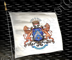 drapeau-Le MERCIER de MAISONCELLE_Guadeloupe, Martinique._France