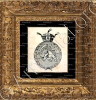 cadre-ancien-or-PERSE_Armoiries du Royaume de Perse_Iran (1)