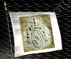 drapeau-de MANUEL DE LOCATEL_ Armoiries. Château de Manuel. Conflans (Savoie)_France