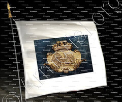 drapeau-MANUEL de LOCATEL ... de BUTTET_Armoiries Manuel de Locatel ... de Buttet.j. Eglise de Conflans (Savoie)_France