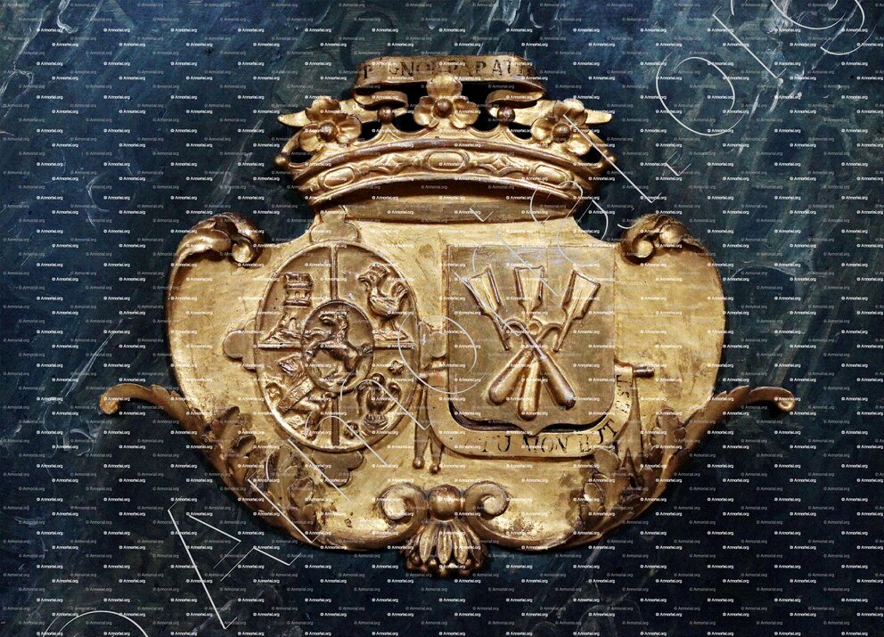 MANUEL de LOCATEL ... de BUTTET_Armoiries Manuel de Locatel ... de Buttet.j. Eglise de Conflans (Savoie)_France