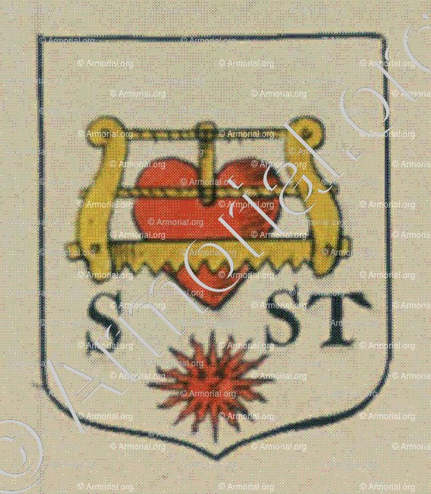 La Communauté des habitants du village de Sonderstorff (Sondersdorf) (Alsace)_Blason enregistré sous le règne de Louis XIV_France 