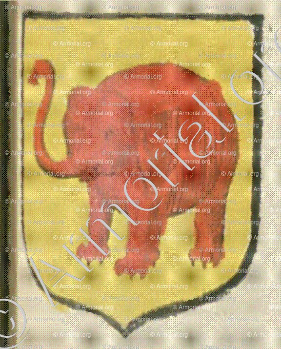 de la FARGUE (La Rochelle)_Blason enregistré sous le règne de Louis XIV._France