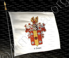 drapeau-PASQUET (de)_Blason en 1770._Belgique ()