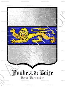 FOUBERT de LAIZE (Basse-Normandie)