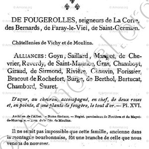de FOUGEROLLES_Armorial du Bourbonnais (Cte G. de Soultrait, 1890)_France (ii)