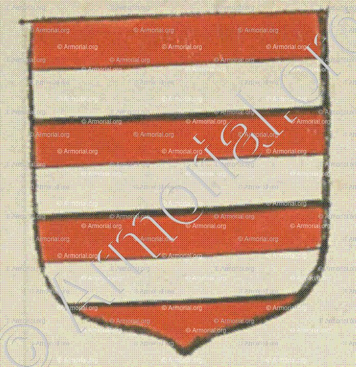 de la FAYE (La Rochelle)_Blason enregistré sous le règne de Louis XIV._France