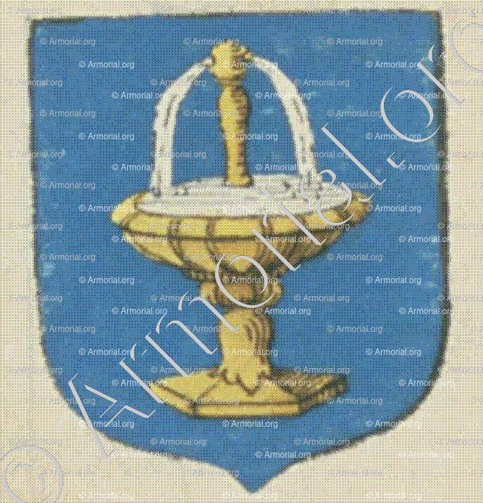 de la FOND (La Rochelle)_Blason enregistré sous le règne de Louis XIV._France