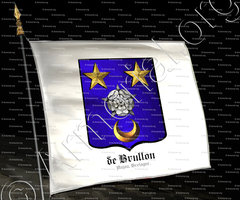 drapeau-de BRULLON_Anjou, Bretagne._France