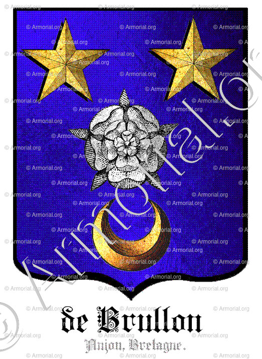 de BRULLON_Anjou, Bretagne._France