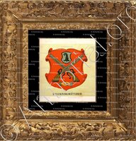 cadre-ancien-or-FEUER_Wappenbuch der Stadt Basel . B.Meyer Knaus 1880_Schweiz