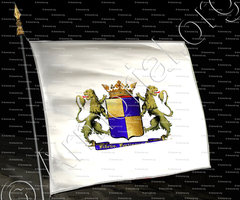 drapeau-de SAINTE MARIE d'AGNEAUX_Ancienne chevalerie de Normandie. Au XVe s. d'Agneaux._Royaume de France (i)