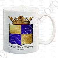 mug-de SAINTE MARIE d'AGNEAUX_Ancienne chevalerie de Normandie. Au XVe s. d'Agneaux._Royaume de France (ii)