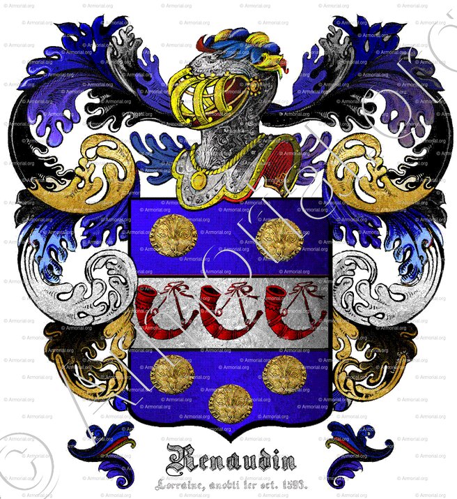 RENAUDIN_Lorraine, anobli 1er oct.1593._France ()