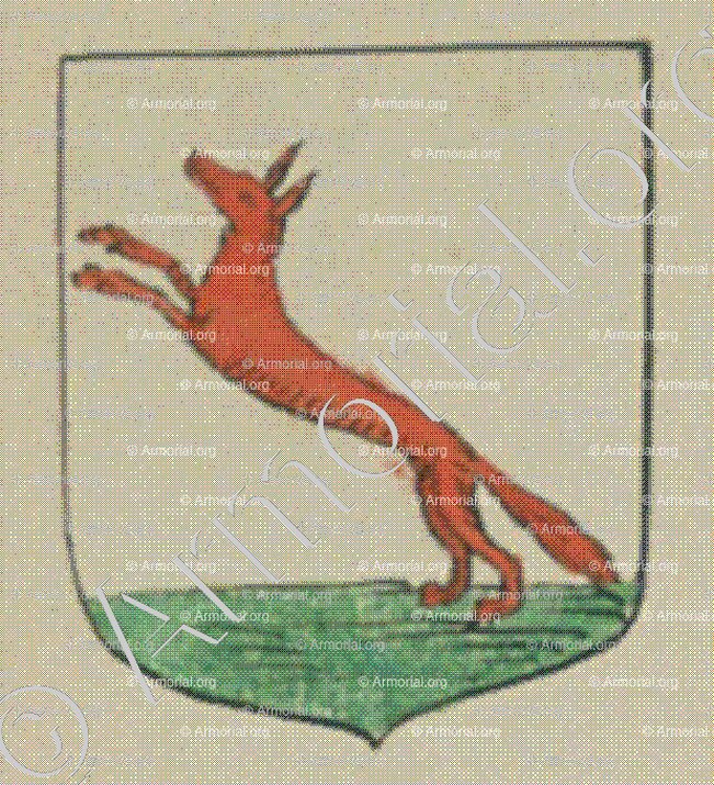 FOUCHSHOUBER (Alsace)_Blason enregistré sous le règne de Louis XIV_France 