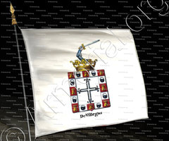 drapeau-DE VILLEGAS_Armorial royal des Pays-Bas_Europe..