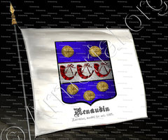 drapeau-RENAUDIN_Lorraine, anobli 1er oct.1593._France