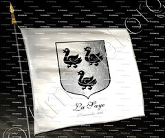 drapeau-LA SAYE_Normandie, 1696._France