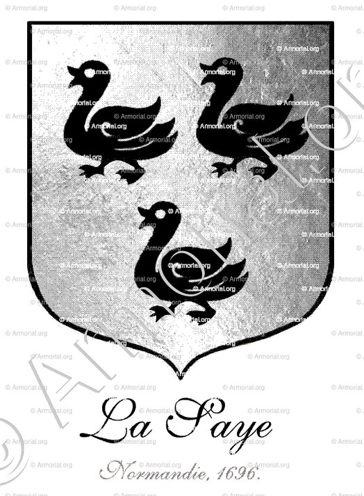 LA SAYE_Normandie, 1696._France