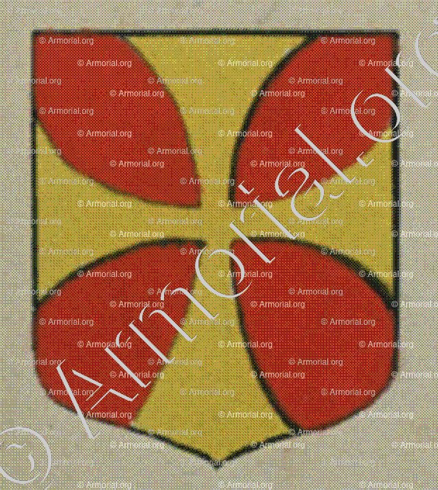 BAUDOÜIN (Alsace)_Blason enregistré sous le règne de Louis XIV_France 