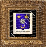 cadre-ancien-or-GAULTIER de BRULLON_Anjou, Bretagne._France