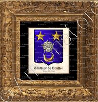 cadre-ancien-or-GAULTIER de BRULLON_Anjou, Bretagne._France